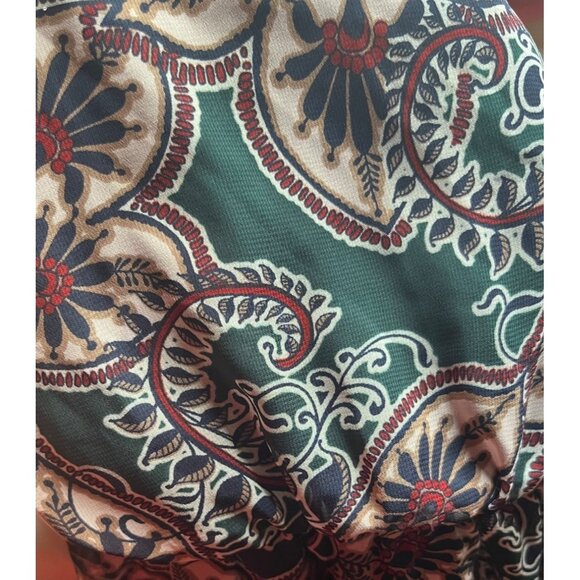 LUSH WOMEN DRESS SLEVEELESS SIZE XS GREEN MULTICOLOR - Picture 14 of 16